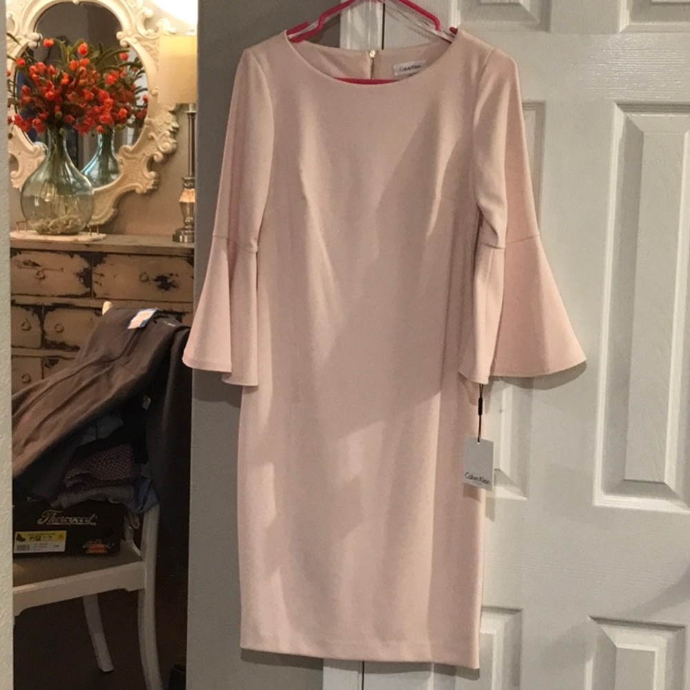 Blush Calvin Klein dress